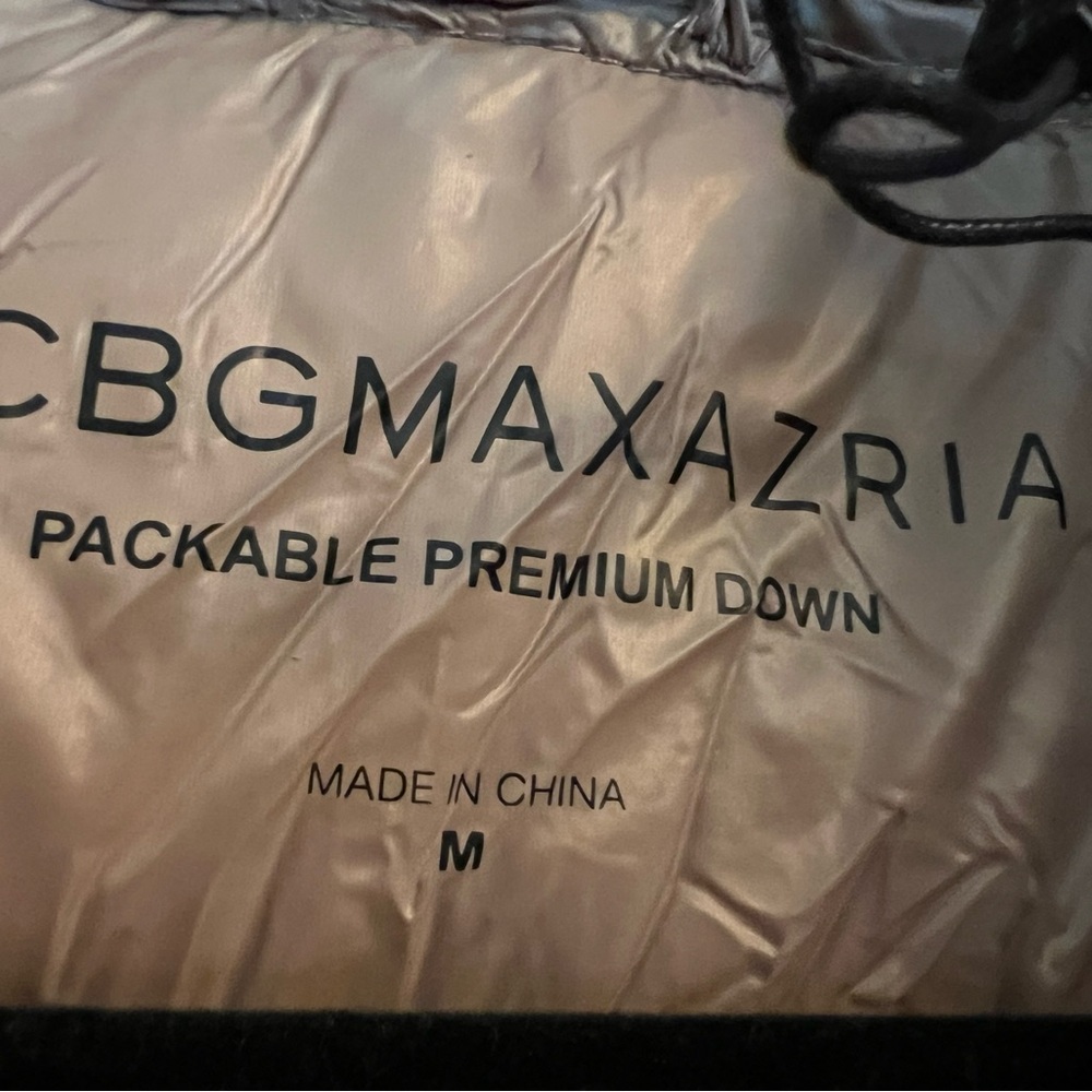 Bcbgmacazaria Packable Down Jacket Size M - image 3